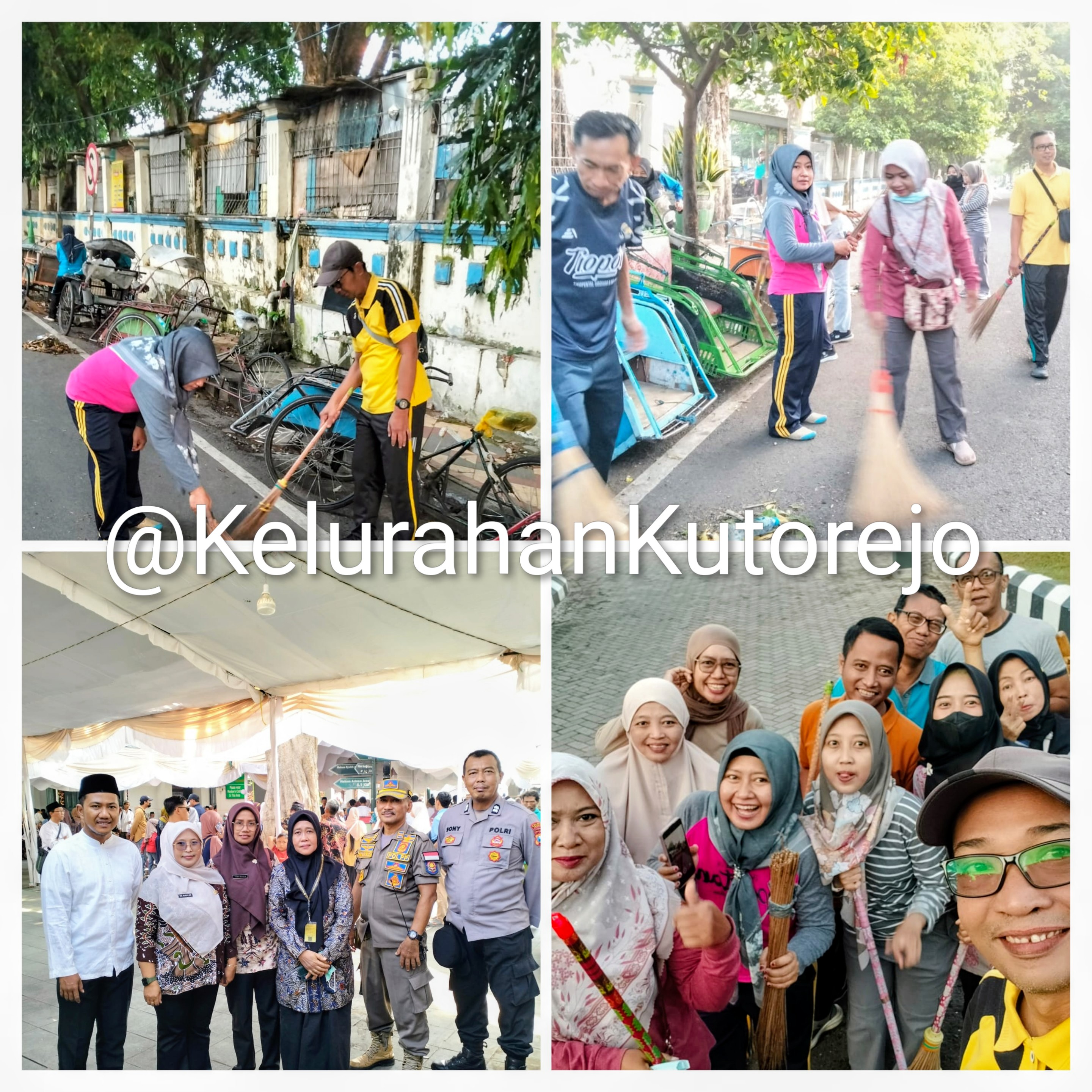 Kerja Bakti Pascahaul Sunan Bonang, Seluruh OPD Kabupaten Tuban Bersihkan Kawasan Kota